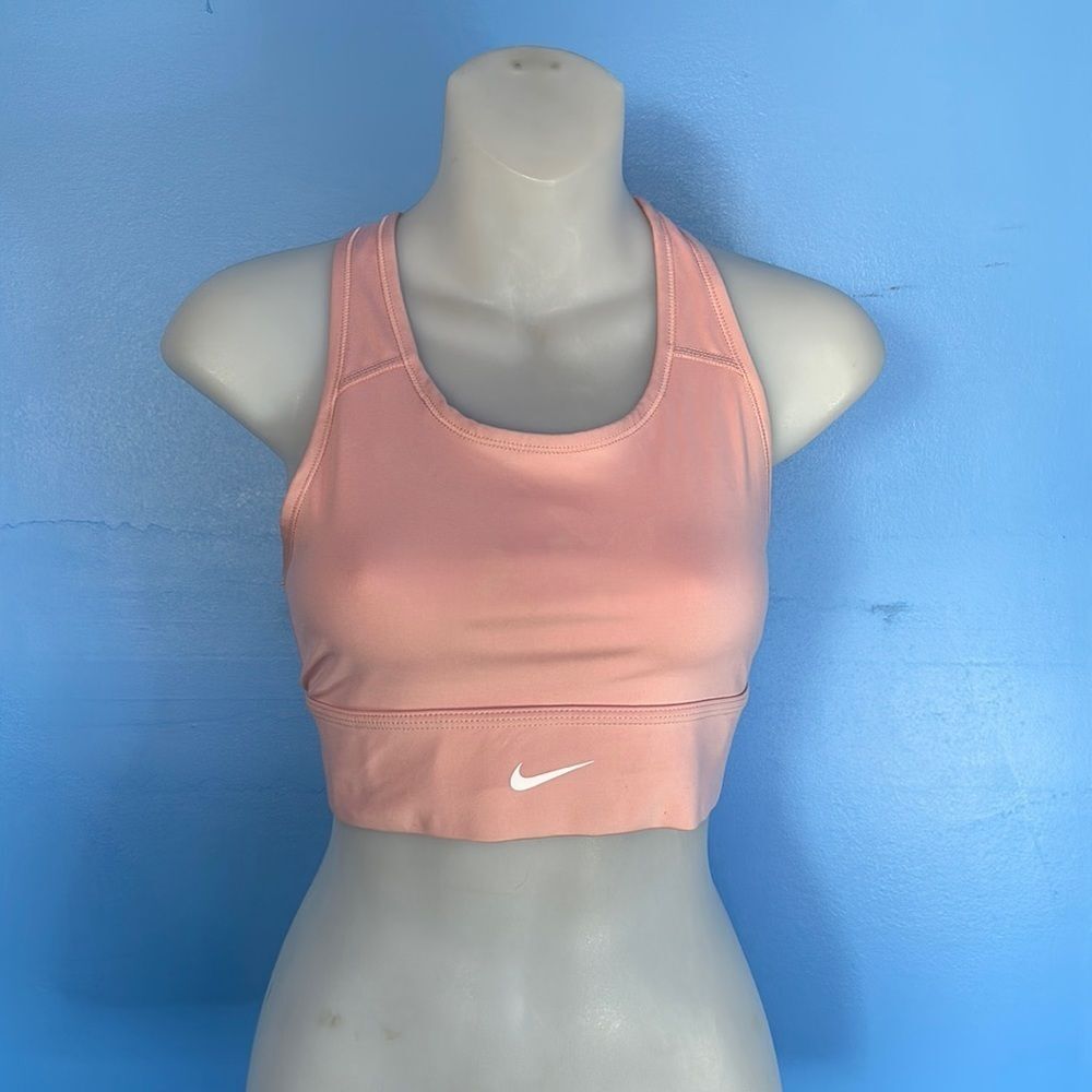 Nike Dri-Fit Pink Sports Bra Girl’s Size Petite Athletic Activewear